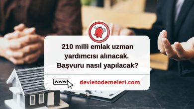 210 milli emlak uzman yardımcısı alınacak. Başvuru nasıl yapılacak?