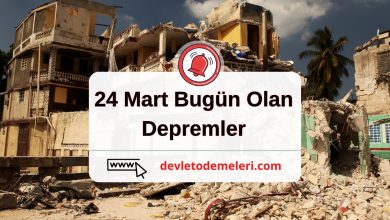 24 Mart Bugün Olan Depremler. Son Dakika Deprem mi oldu?