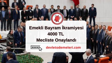 Emekli Bayram İkramiyesi 4000 TL Mecliste Onaylandı