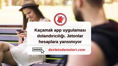 Kaçamak app uygulaması dolandırıcılığı. Jetonlar hesaplara yansımıyor