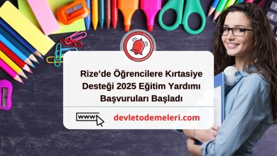 Rize’de Öğrencilere Kırtasiye Desteği: 2025 Eğitim Yardımı Başvuruları Başladı