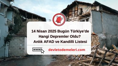 14 Nisan 2025: Bugün Türkiye'de Hangi Depremler Oldu? Anlık AFAD ve Kandilli Listesi