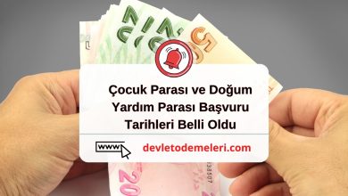 Çocuk Parası ve Doğum Yardım Parası Başvuru Tarihleri Belli Oldu