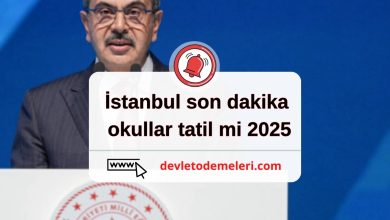 İstanbul son dakika okullar tatil mi 2025