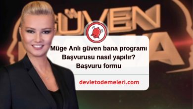 Müge Anlı güven bana programı başvurusu nasıl yapılır? Başvuru formu