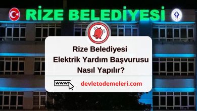 Rize Belediyesi Elektrik Yardım Başvurusu Nasıl Yapılır?
