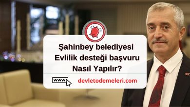 Şahinbey belediyesi evlilik desteği başvuru