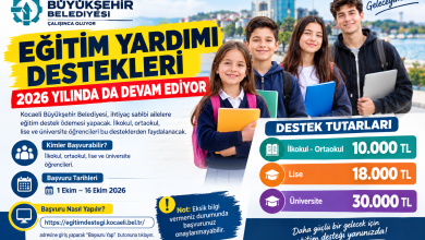 Kocaeli Büyükşehir Belediyesi eğitim yardımı